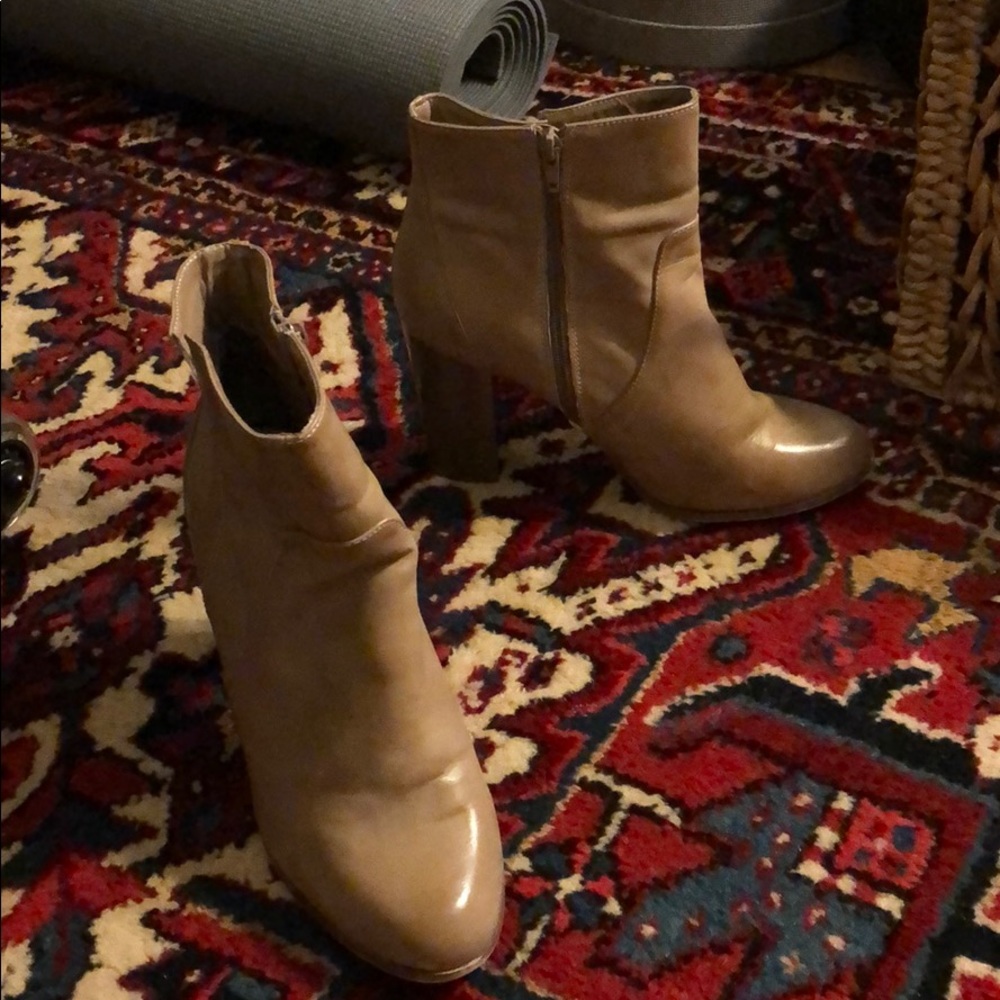 Camel colored boots size 11